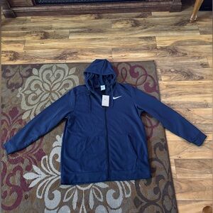 Nike Dark Blue Full-Zip Hoodie